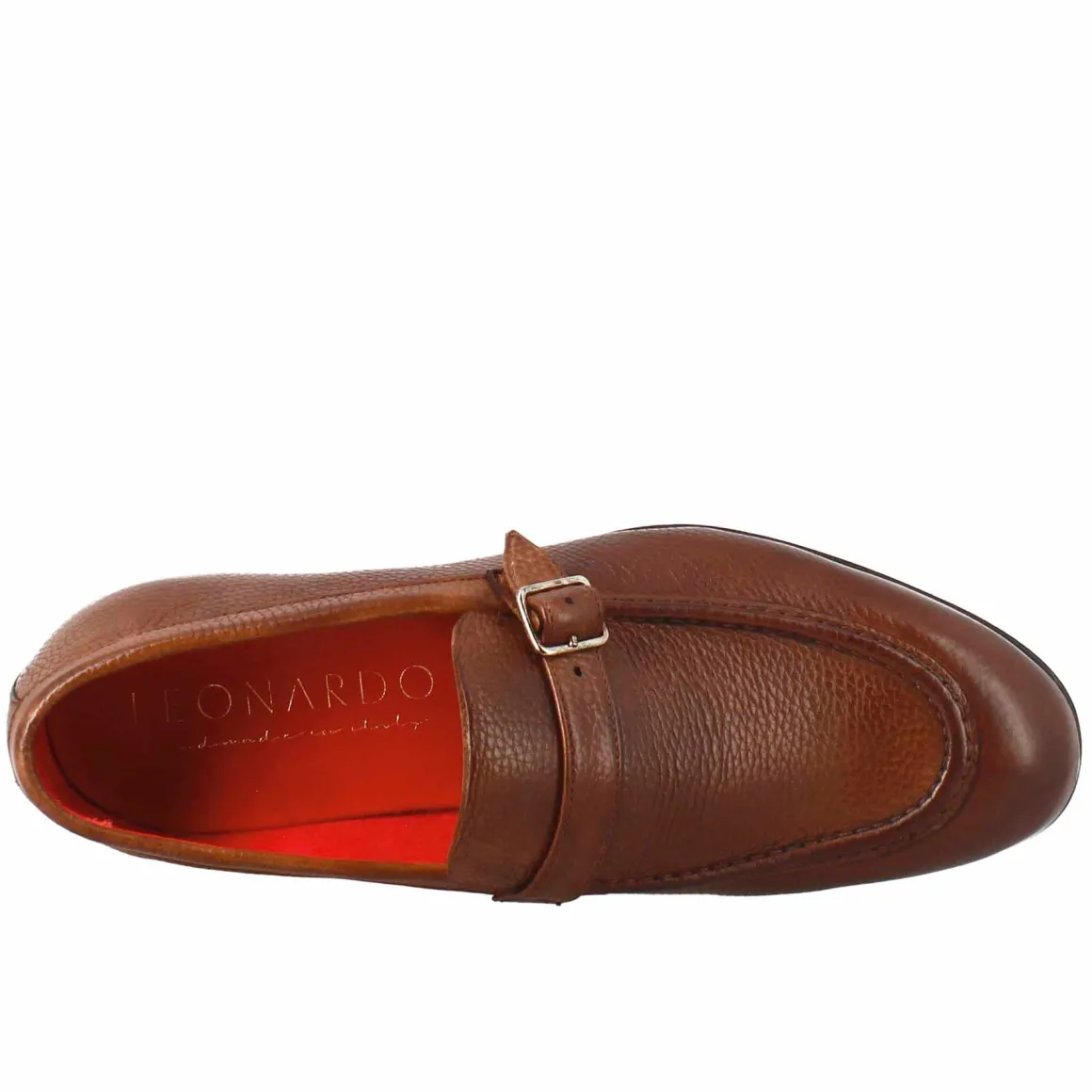 Mocassino Marrone Elegante Da Uomo In Pelle