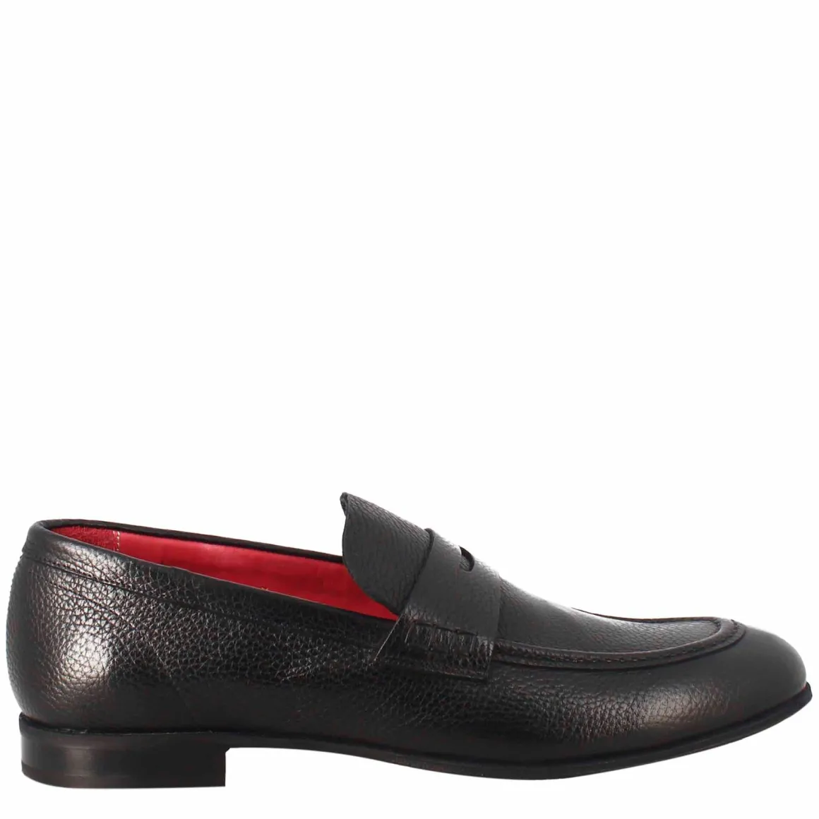 Mocassino Nero Elegante Da Uomo In Pelle