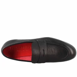 Mocassino Nero Elegante Da Uomo In Pelle