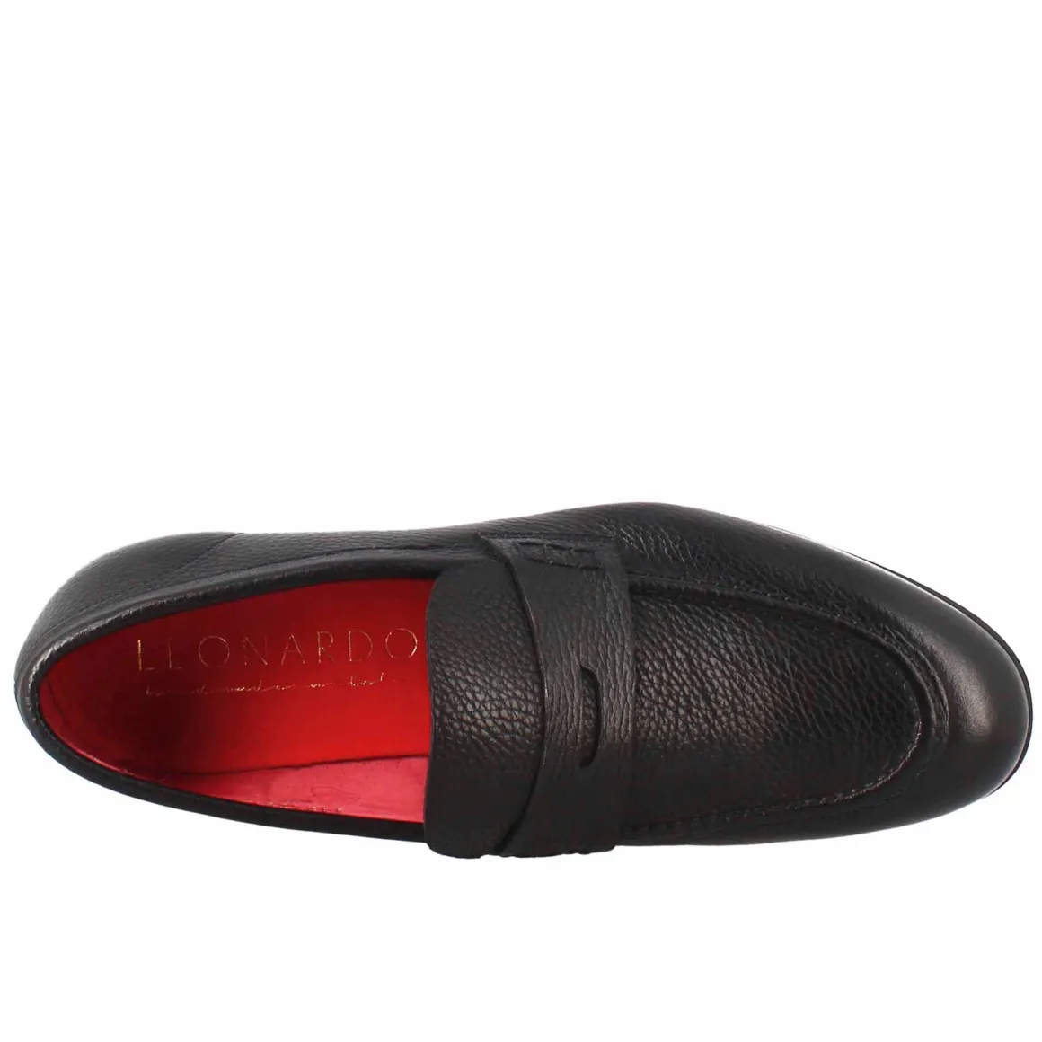 Mocassino Nero Elegante Da Uomo In Pelle