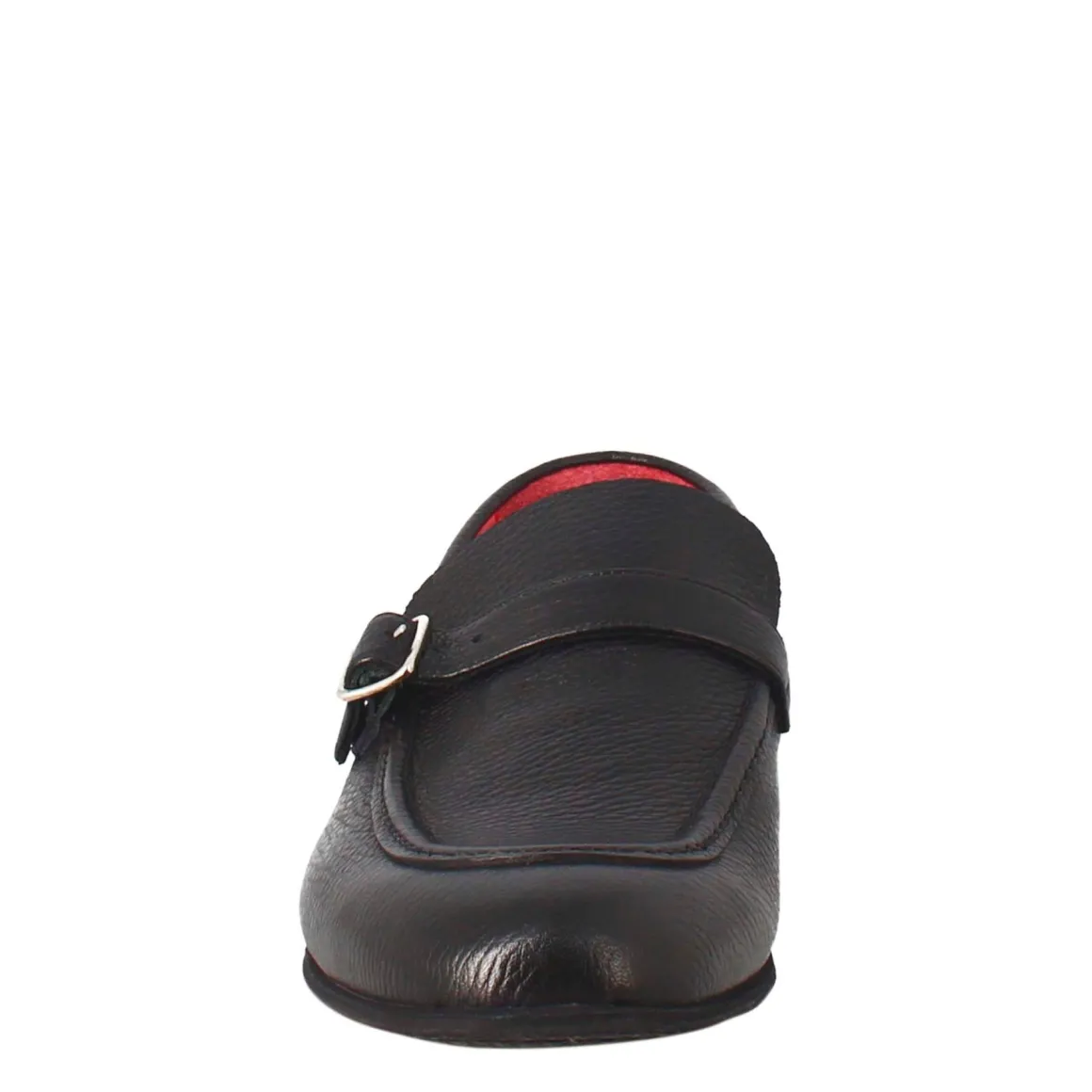 Mocassino Nero Elegante Da Uomo In Pelle Liscia