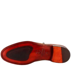 Oxford Marrone Siena Elegante Da Uomo In Pelle