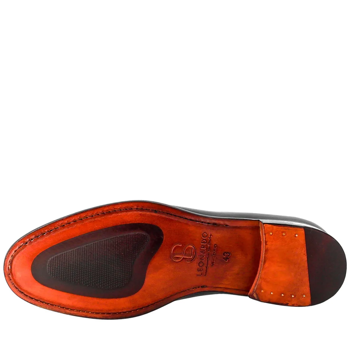 Oxford Nero Elegante Da Uomo In Pelle