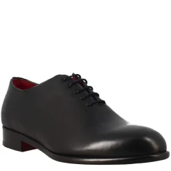 Oxford Wholecut Nero Elegante Da Uomo In Pelle