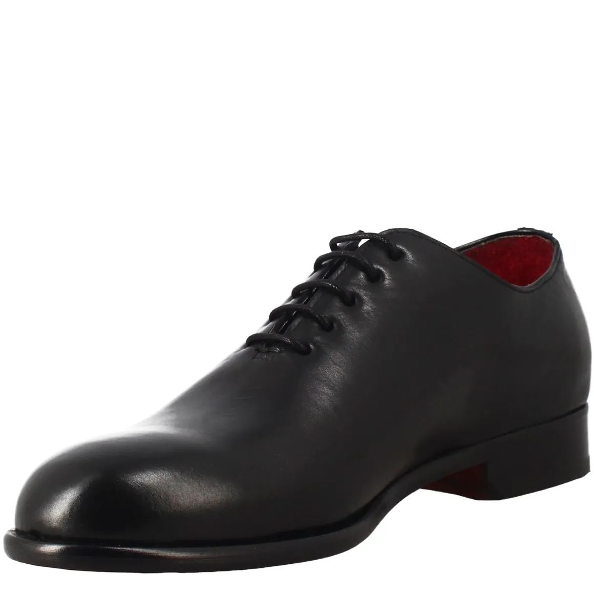 Oxford Wholecut Nero Elegante Da Uomo In Pelle