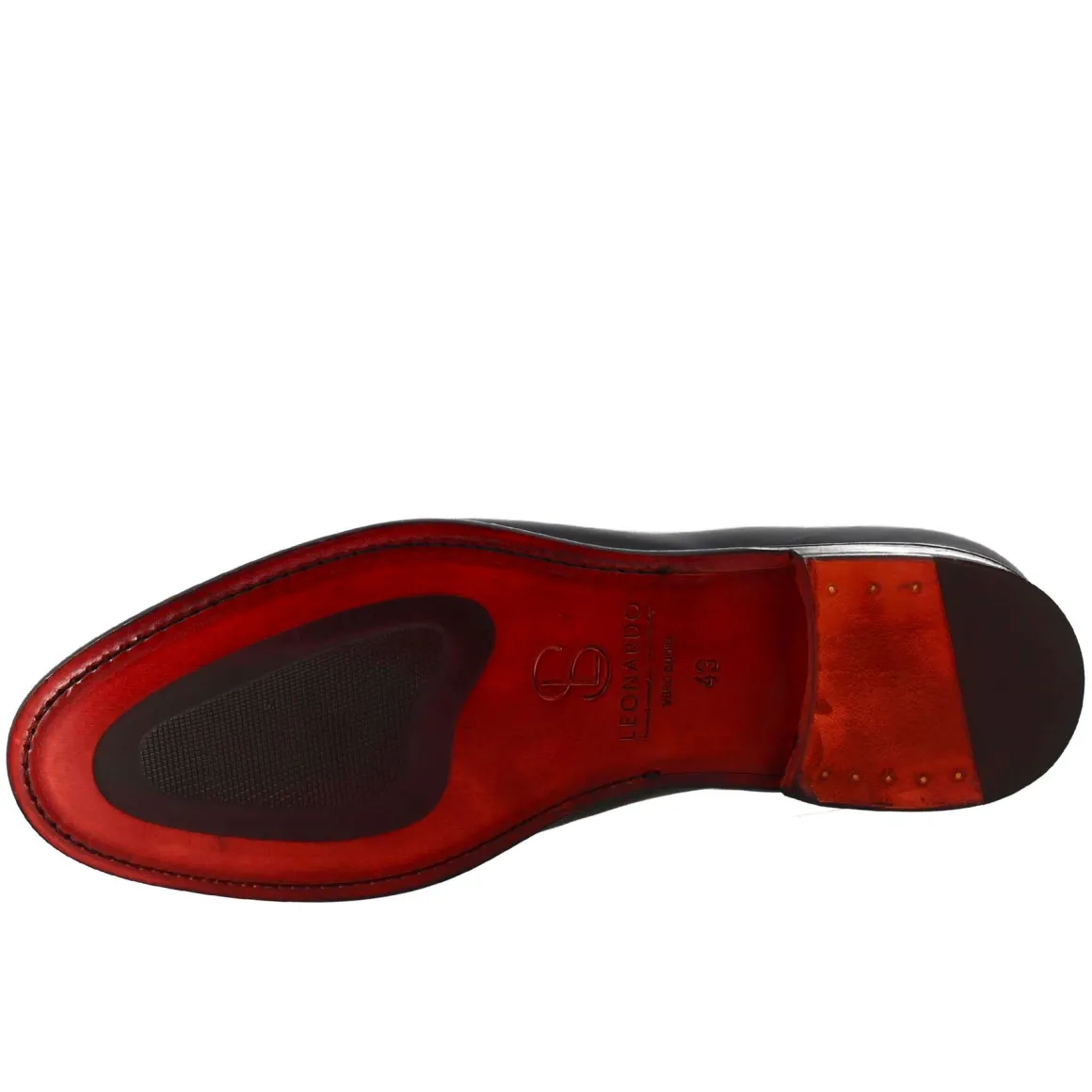 Oxford Wholecut Nero Elegante Da Uomo In Pelle