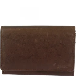 Portafoglio Donna Sauvage Pelle Di Vitello Arancione Porta Tessere Banconote Monete
