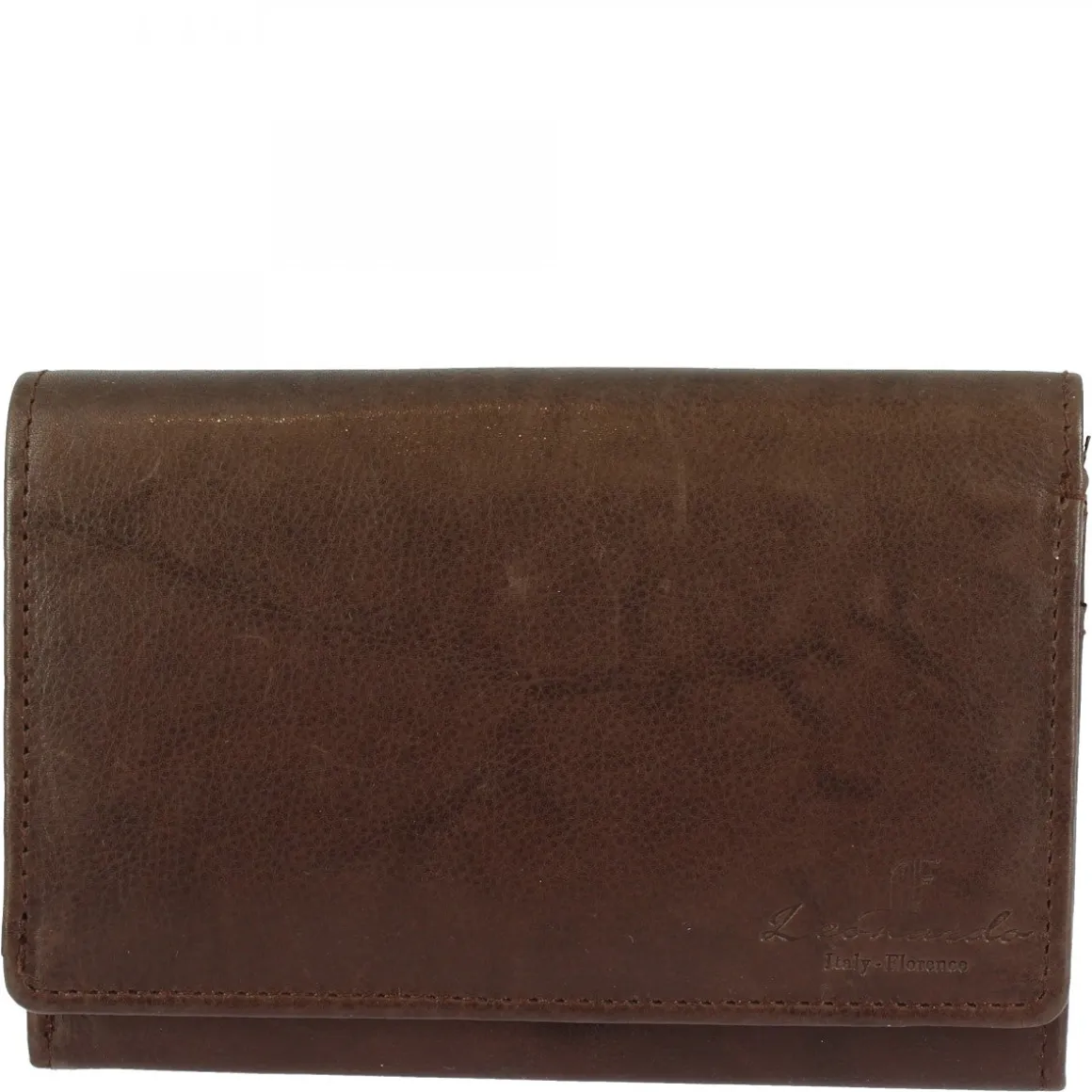 Portafoglio Donna Sauvage Pelle Di Vitello Arancione Porta Tessere Banconote Monete