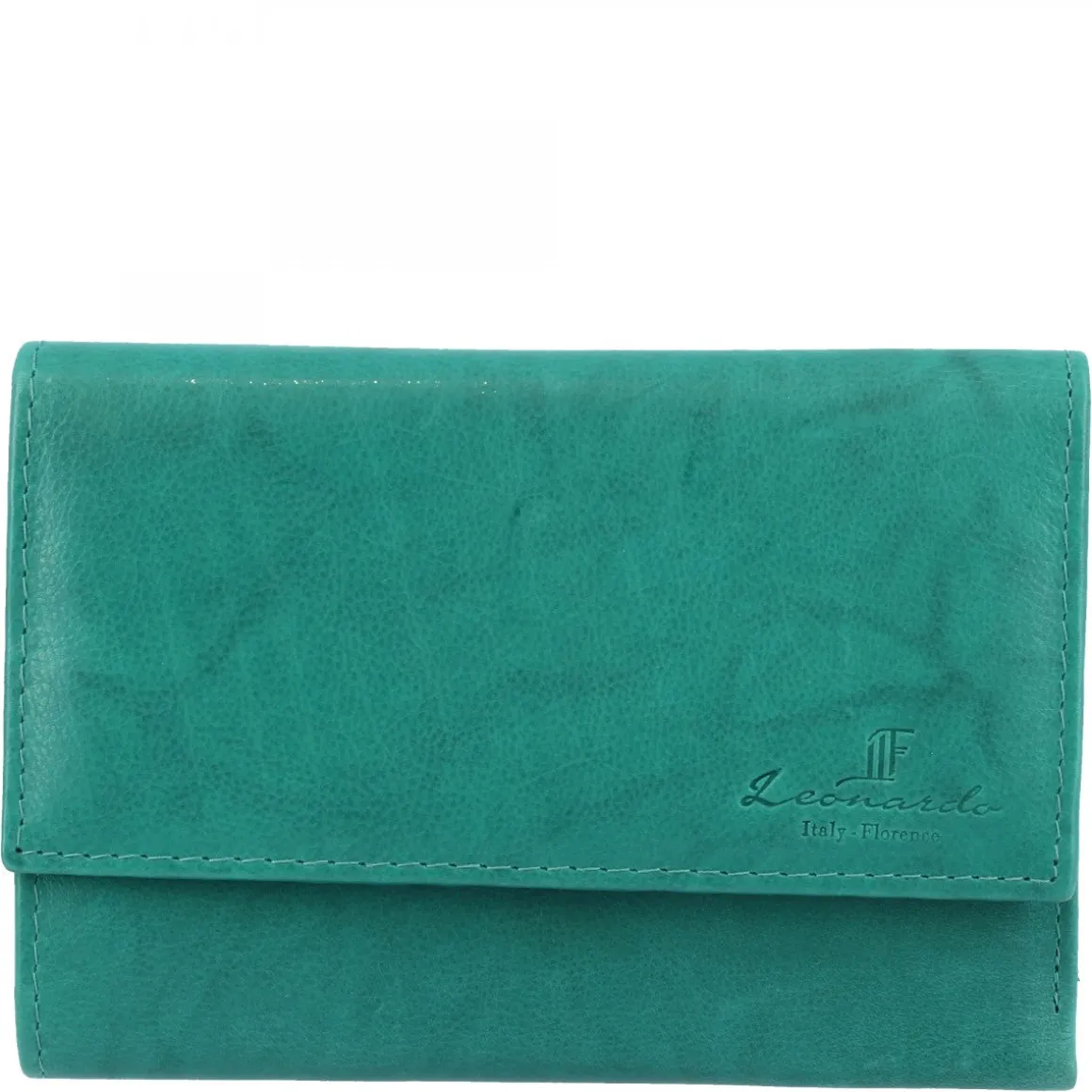 Portafoglio Donna Sauvage Pelle Di Vitello Rosso Porta Tessere Banconote Chiusura Bottone
