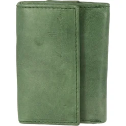Portafoglio Unisex Sauvage Pelle Di Vitello Fatto A Mano Grigio Porta Tessere Banconote Monete