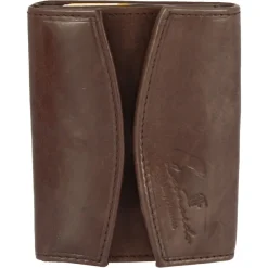 Portafoglio Unisex Sauvage Fatto A Mano Pelle Di Vitello Nero Porta Tessere Banconote Monete