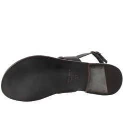 Sandali Euforia Da Donna Stile Romano Antico In Pelle Colore Nero