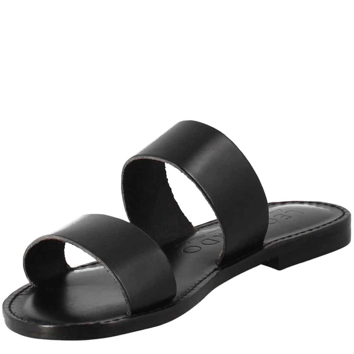 Sandali Nirvana Da Donna Stile Romano Antico In Pelle Colore Nero