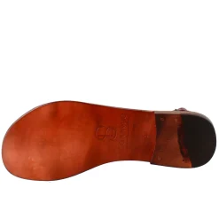 Sandali Solace Da Donna Stile Romano Antico In Pelle Marrone