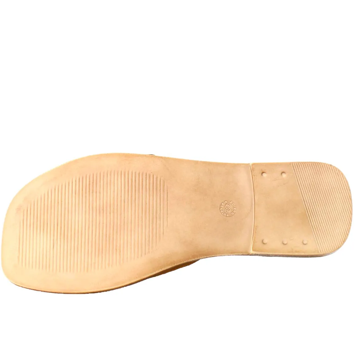 Sandalo Basso Da Donna In Pelle Scamosciata Marrone