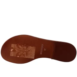 Sandalo Da Donna A Fascia In Pelle Bianco