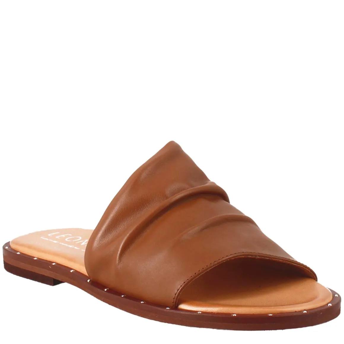 Sandalo Da Donna A Fascia In Pelle Marrone