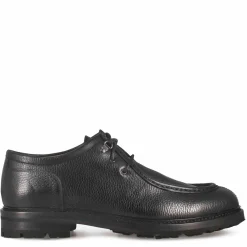 Scarpa Stringata Da Uomo Modello Ingegnere In Pelle Colore Nero