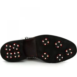 Scarpe Da Golf Donna Classiche Artigianali In Pelle Bianca Nera