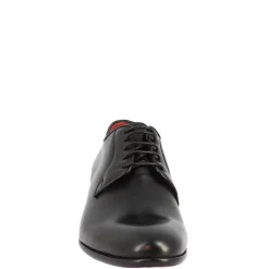 Scarpe Da Uomo Stringate Fatte A Mano In Pelle Nera
