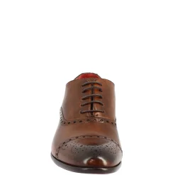 Scarpe Da Uomo Stringate Francesine Fatte A Mano In Pelle Montecarlo Brandy
