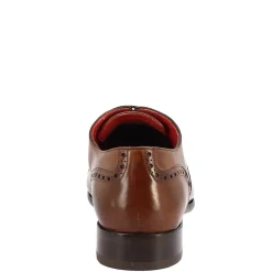 Scarpe Da Uomo Stringate Francesine Fatte A Mano In Pelle Montecarlo Brandy