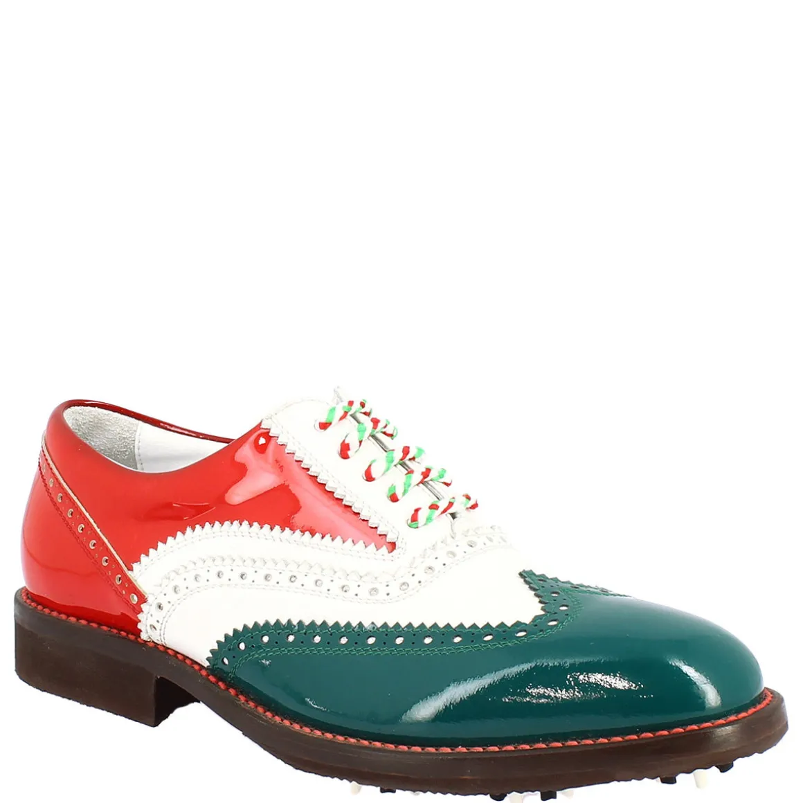 Scarpe Golf Donna Fatte A Mano Nei Colori Della Bandiera Italiana