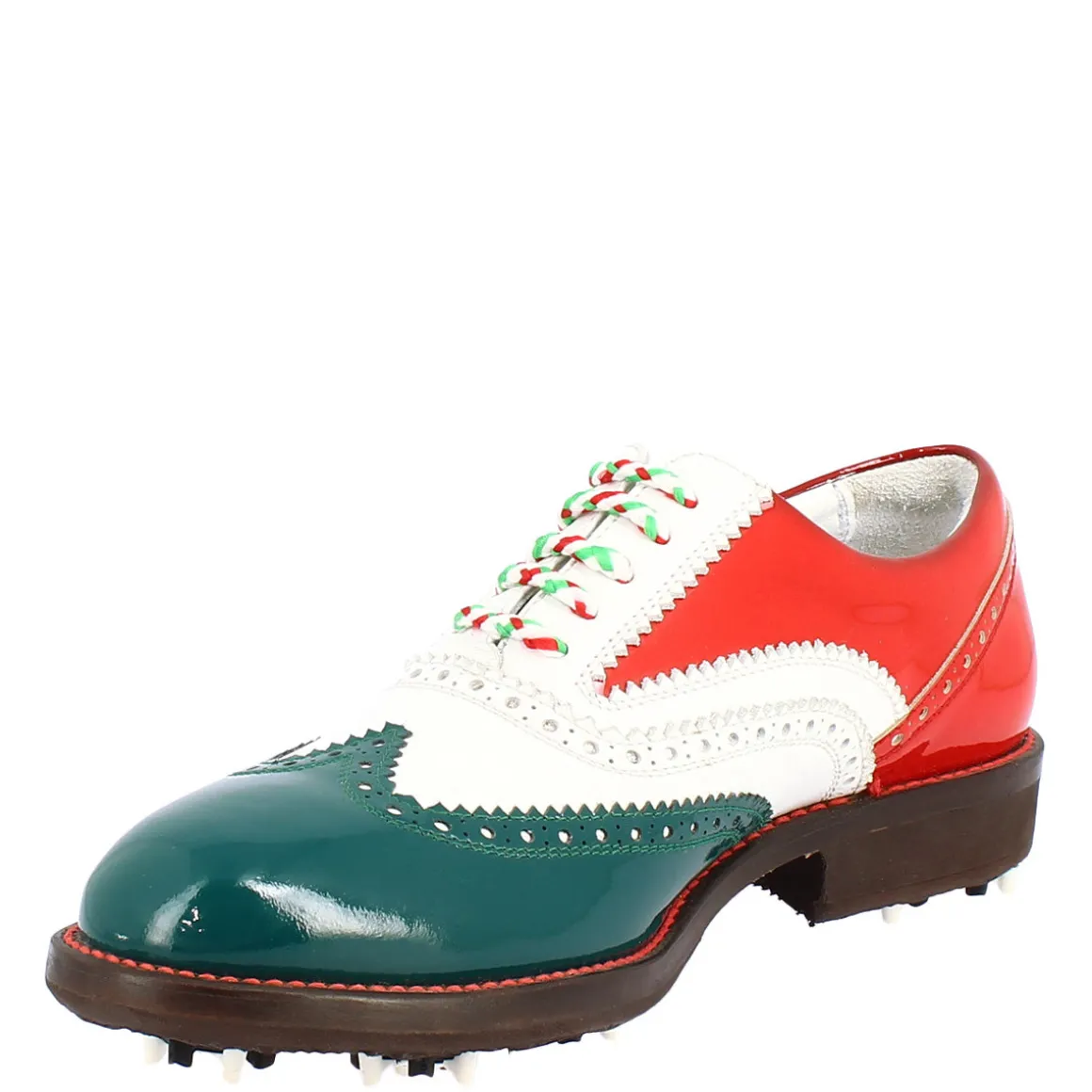 Scarpe Golf Donna Fatte A Mano Nei Colori Della Bandiera Italiana
