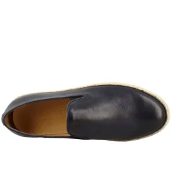 Sneaker Blu Elegante Da Uomo In Pelle Liscia