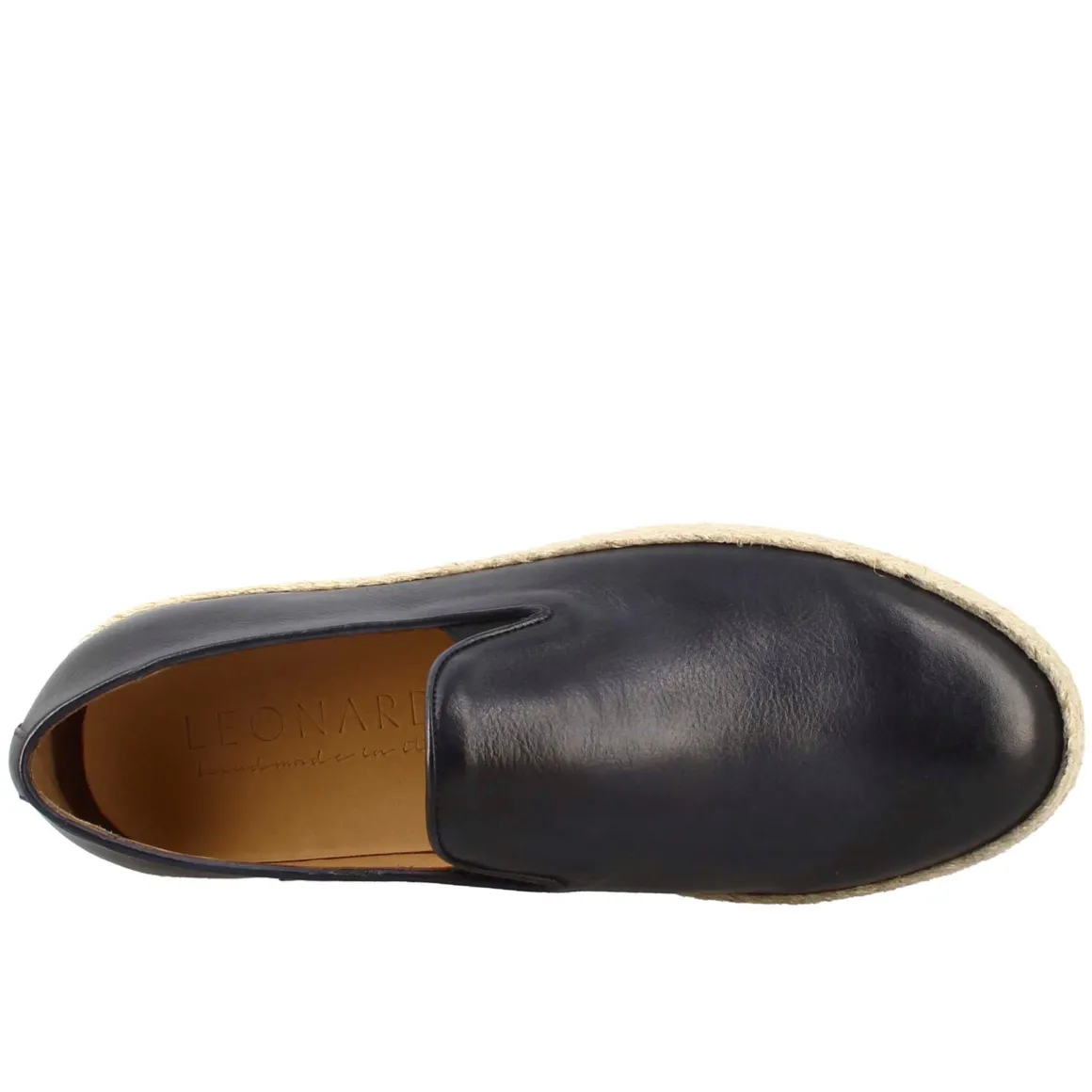 Sneaker Blu Elegante Da Uomo In Pelle Liscia
