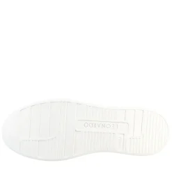 Sneaker Blu Elegante Da Uomo In Pelle Liscia