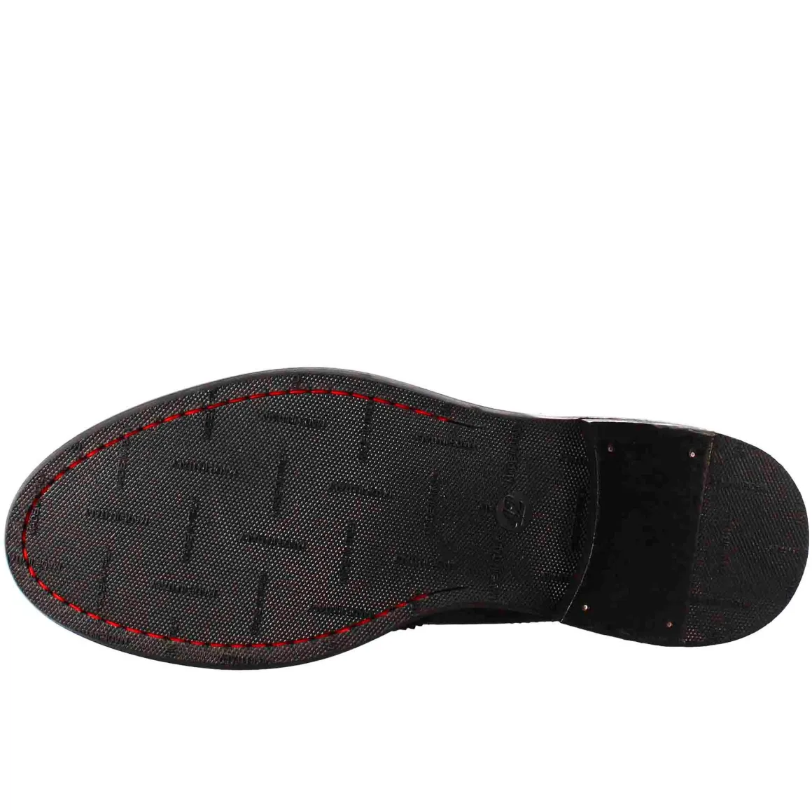 Stivaletto Candy Chelsea Da Uomo In Pelle Lavata Colore Nero