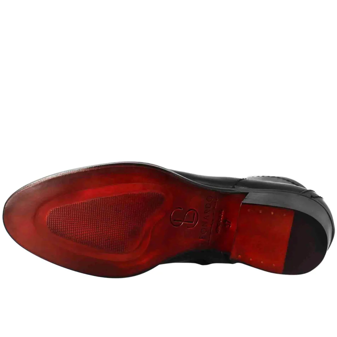 Stivaletto Da Donna Liscio Con Tacco Medio In Pelle Colore Nero