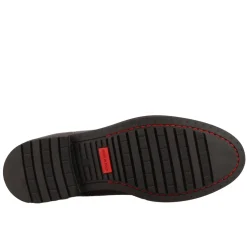 Stivaletto Da Uomo In Pelle Marrone Scuro E Suola In Gomma