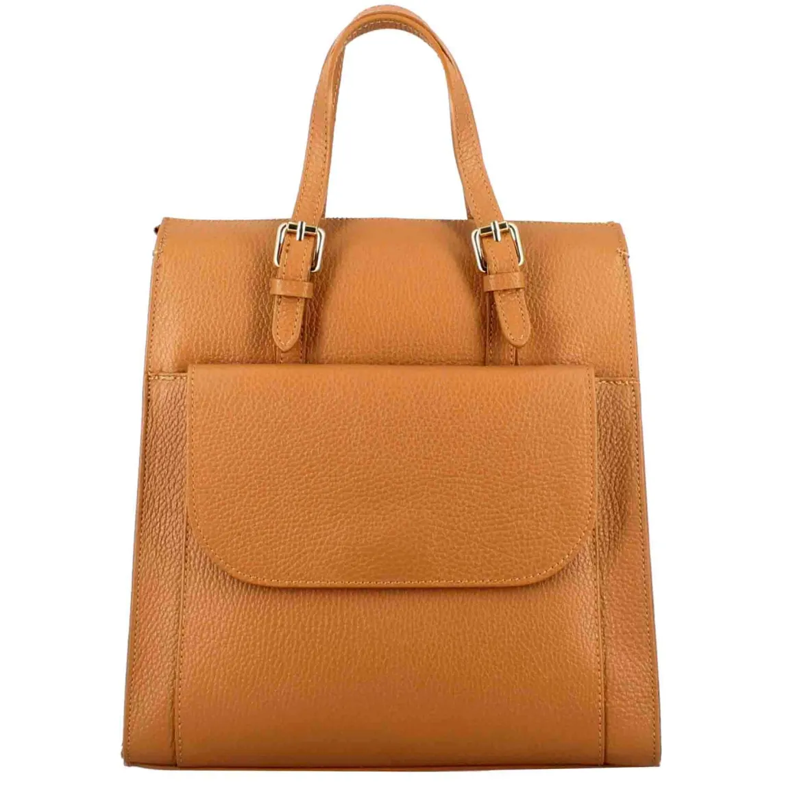 Zainetto Casual Da Donna In Pelle Colore Marrone